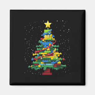 Kerstboom Blok Brick Building Xmas Master Bu Magneet