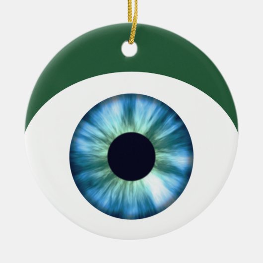 Kerstboom Blue Eye Ornament (Voorkant)