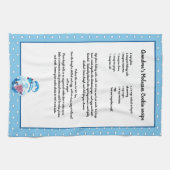 kerstboom Blue Gnome Recipasj Theedoek (Horizontaal)