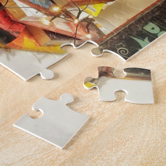 Kerstboom boeken - Mainz, Duitsland Legpuzzel (Zijkant)