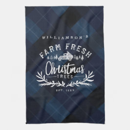 Kerstboom Boerderij  vrachtwagen marinescheepvaart Theedoek