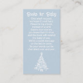 Kerstboom Boho Blue Boy Boeken voor Baby Informatiekaartje (Voorkant)