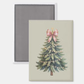 Kerstboom Boog Coquette Kerstmis Magneet (Voorkant / Achterkant)
