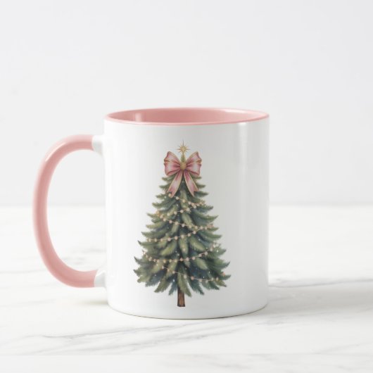 Kerstboom Boog Coquette Kerstmis Mok (Links)