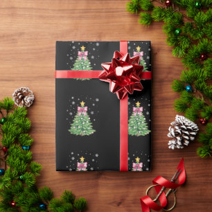 Kerstboom Boog Kerstvakantie Cadeaupapier