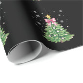 Kerstboom Boog Kerstvakantie Cadeaupapier (Rol Hoek)