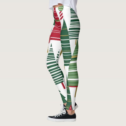 kerstboom bos leggings (Links)