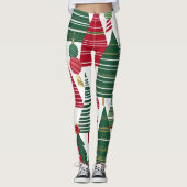 kerstboom bos leggings (Voorkant)