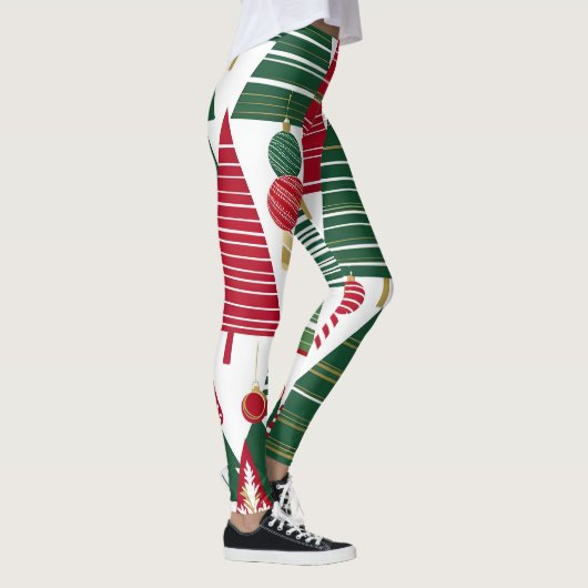 kerstboom bos leggings (Rechts)