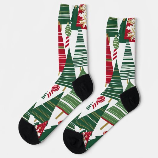 kerstboom bos sokken (Links)