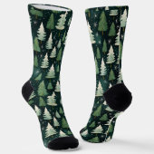 Kerstboom bos sokken (Gebogen)
