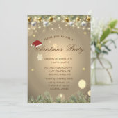 Kerstboom Branches Balls Kerstbedrijf Kaart (Staand voorkant)