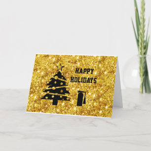 Kerstboom & Brandblusser Kerstkaart Kaart