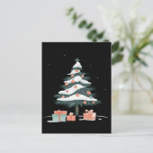 Kerstboom briefkaart (Staand voorkant)
