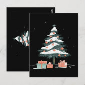 Kerstboom briefkaart (Voorkant / Achterkant)