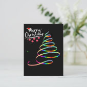 Kerstboom Briefkaart (Staand voorkant)