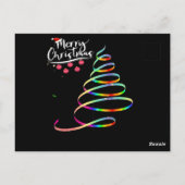 Kerstboom Briefkaart (Achterkant)