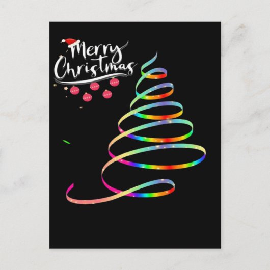 Kerstboom Briefkaart (Voorkant)