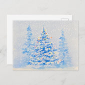 Kerstboom briefkaart (Voorkant / Achterkant)