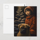 kerstboom briefkaart (Voorkant / Achterkant)