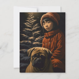 kerstboom briefkaart