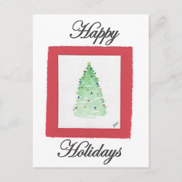 kerstboom briefkaart