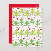 Kerstboom Briefkaart (Voorkant / Achterkant)