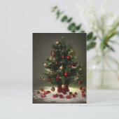 kerstboom briefkaart (Staand voorkant)