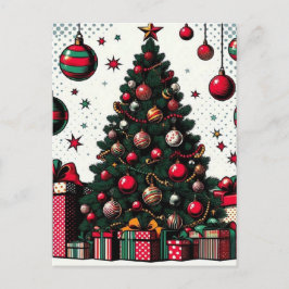 kerstboom briefkaart