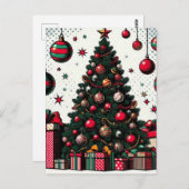 kerstboom briefkaart (Voorkant / Achterkant)