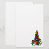 kerstboom Briefpapier (Voorkant / Achterkant)