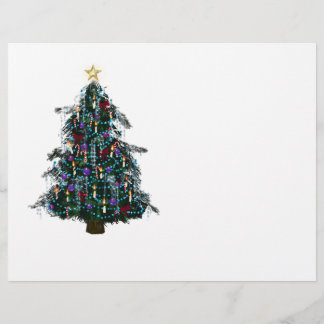 Kerstboom Briefpapier Briefhoofd