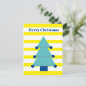 Kerstboom Bright Kleurrijke Groet Briefkaart (Staand voorkant)