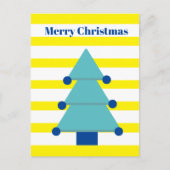 Kerstboom Bright Kleurrijke Groet Briefkaart (Voorkant)