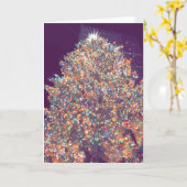 Kerstboom, Bright licht New York City Kaart (Gele Bloem)