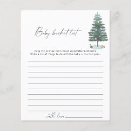 Kerstboom bucket list spel