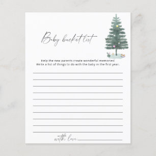 Kerstboom bucket list spel