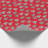 kerstboom Buffalo Pset red Cadeaupapier (Hoek)