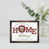 Kerstboom Buffalo Pset Rustic New HOME Foto Briefkaart (Staand voorkant)