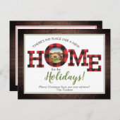 Kerstboom Buffalo Pset Rustic New HOME Foto Briefkaart (Voorkant / Achterkant)