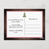 Kerstboom Buffalo Pset Rustic New HOME Foto Briefkaart (Achterkant)