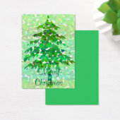 Kerstboom - Cadeau label kaart (Bureau)