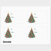 Kerstboom - Cadeau Labels (Vel)