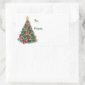 Kerstboom - Cadeau Labels (Tas)