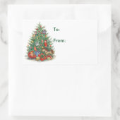 Kerstboom - Cadeau Labels (Tas)