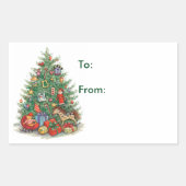 Kerstboom - Cadeau Labels (Voorkant)