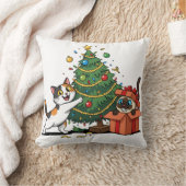 Kerstboom & Cadeau Verrassingskatten Kussen (Deken)