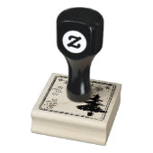 Kerstboom Cadeaubijschrift Stempel Van Tot (Stempel)