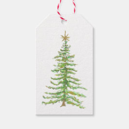 Kerstboom Cadeaubijsluiter Cadeaulabel