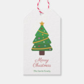 Kerstboom Cadeaubijsluiter Cadeaulabel (Voorkant)